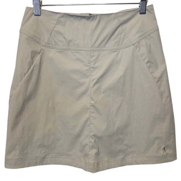 Royal Robbins Women's Khaki Skort Hiking Outdoor Size 2 - Picture 1 of 10